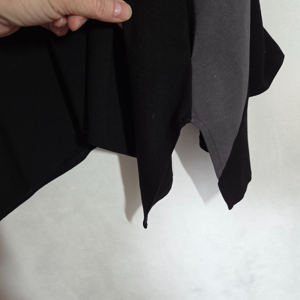 FH Clothing Co. Womens Sm Vest Tank  Lagenlook Color Block Button Front Pockets - Picture 8 of 10